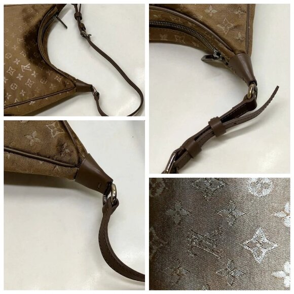 Louis Vuitton LV Shoulder Bag Brown Monogram Satin 730-061225 - Picture 7 of 13